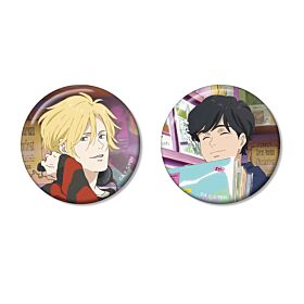 BANANA FISH Amnibus Can Badge Record Shop Ver.
