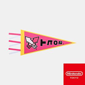 Splatoon Nintendo Store Limited Pennant Flag SQUID or OCTO