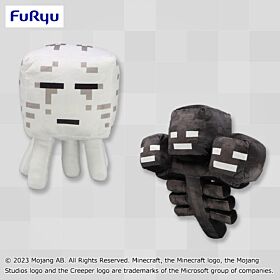 Minecraft FuRyu Pixel tales BIG Plush Ghast & Wither