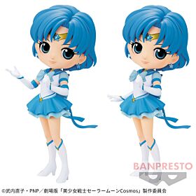 Sailor Moon Cosmos Banpresto Q Posket Figurine ETERNAL SAILOR MERCURY