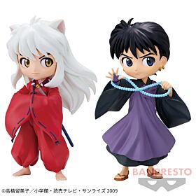 Inuyasha Banpresto Prize Item Q Posket Figurine Inuyasha & Miroku