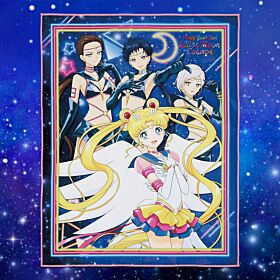 Sailor Moon Cosmos Holy Lights Collection Ichiban Kuji INDIVIDUAL PRIZE Visual Towel Blue Ver.
