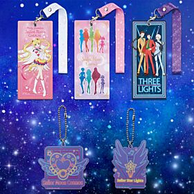 Sailor Moon Cosmos Holy Lights Collection Ichiban Kuji INDIVIDUAL PRIZE Ticket Holders and Acrylic Charms