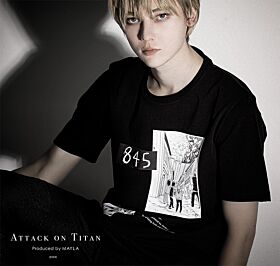 Attack on Titan MAYLA BLACK T-SHIRT OF MEMORY 02
