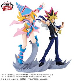 Yu-Gi-Oh! Banpresto Prize Item Senkouzekkei Figurine Dark Magician Girl & Dark Yugi