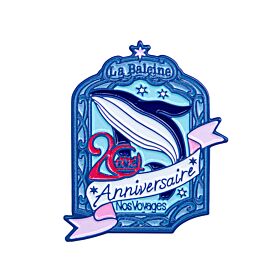 Pandora Hearts x The Case Study of Vanitas Marui 20th Anniversary POP UP SHOP Journey Through Blue Anniversary Pin Badge