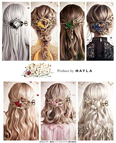 Rozen Maiden MAYLA ICONIQUE HAIR OBJET MAJESTE + KANZASHI Hair Pin