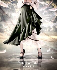 Attack on Titan Shingeki No Kyojin MAYLA ICONIQUE SKIRT Season 1 - 3 Ver.