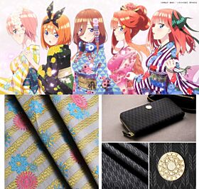 The Quintessential Quintuplets Anime Japan Collection Nishiei Design Studio Kyoto Nishijin Weave Long Wallet