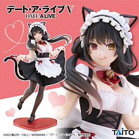 Date A Live V Taito Prize Item Coreful Figurine Tokisaki Kurumi Cat Ear Maid Ver.