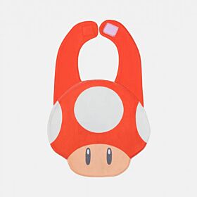 Super Mario Nintendo Store My Mario Collection Reversible Bib Super Mushroom