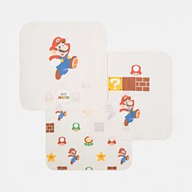 Super Mario Nintendo Store My Mario Collection Gauze Handkerchief Set