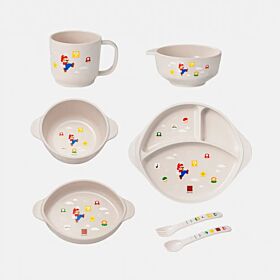 Super Mario Nintendo Store My Mario Collection Plastic Baby Lunch Set