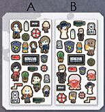 Resident Evil CAPCOM Store 30th Anniversary Sweets Collection Sticker Sheet