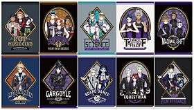 Twisted Wonderland Aniplex Club Wear Pop-up Shop A4 Clear File