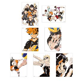 Haikyuu!! Challengers Exhibition A4 Poster Set