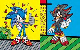 Sonic the Hedgehog SEGA Tokyo Game Show 2026 Canvas Board SONIC THE HEDGEHOG x BRITTO