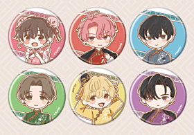 Tamon's B-Side A3 Tower Records Pop-Up Shop Can Badge Retro Art Ver. SET
