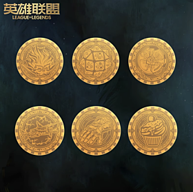 Arcane League of Legends Riot Games Zircon Commemorative Coin