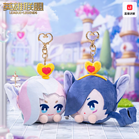 League of Legends Riot Games Xayah & Rakan Magnetic Plush Keychain