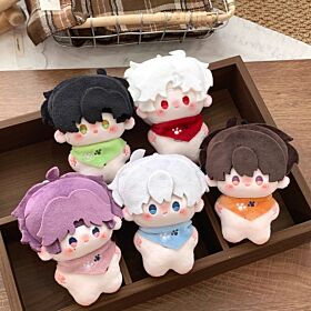 Fanmade Works Love and Deepspace Cheese Plush Studio 10cm Doudou Base Plush With Scarf
