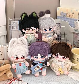 Fanmade Works Love and Deepspace Cheese Plush Studio 10cm Catch-22 Moveable Base Plush With Detachable Animal Ears