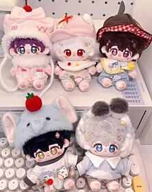 Fanmade Works Love and Deepspace Cheese Plush Studio 10cm Floral Moveable Base Plush With Detachable Animal Ears