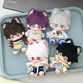 Fanmade Works Love and Deepspace Cheese Plush Studio 10cm Animal-Eared Moveable Base Plush
