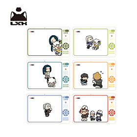 The Legend of Hei 2 Official Goods 3-2-1 Cheese! Clear Art Card Set