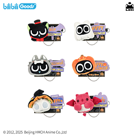 The Legend of Hei Bilibiligoods Halloween Series Plush Badge SET