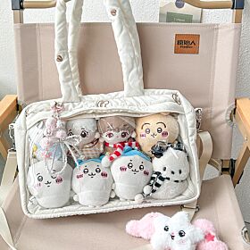 Ita Bag Mists Shop Marshmallow Soft Tote Bag Fits Plushies