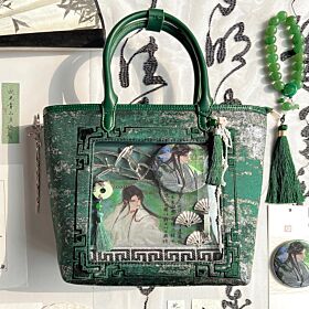 Ita Bag Daylight “Gumeng Liujin” Chinese-Style Tote Bag Medium