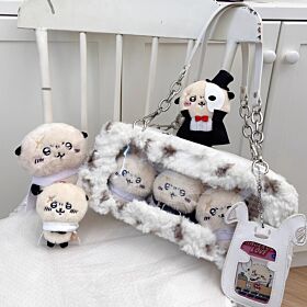 Ita Bag Daylight Plush Puppy Shoulder Bag with Card Case