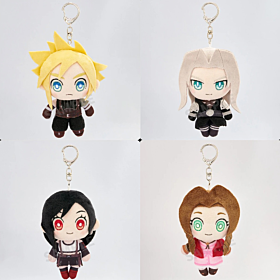 Final Fantasy VII SQUARE ENIX STORE SHANGHAI Plush Keychain
