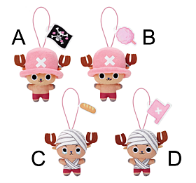 ONE PIECE Banpresto Prize Item Plush Mascot Chopper Pink Hat Ver.