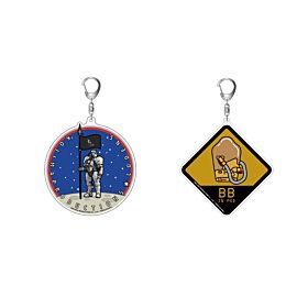 Death Stranding 2 KOJIMA PRODUCTIONS × PARCO GAMES STRAND STORE Acrylic Keychain