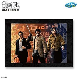 Yakuza Like a Dragon Majima Goro HISTORY Sega Kuji RARE PRIZE Memorial Art