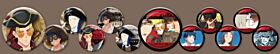 TRIGUN STARGAZE Animate x KARATEZ Karaoke Glitter Can Badge BLIND PACK