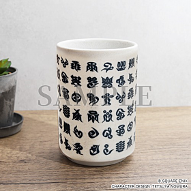 Final Fantasy X Museum Square Enix Tea Cup Yevon Writings