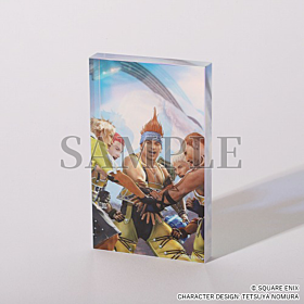 Final Fantasy X Museum Square Enix Acrylic Block Wakka