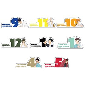 Haikyuu!! TOHO Animation Number Acrylic Plate Club Activities Ver.
