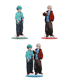 Boku No Hero Academia Jump Characters Store Men's Non-No original illustration MEGA Acrylic Stand JCS Limited