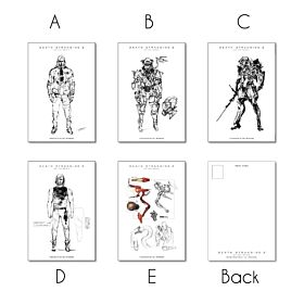Death Stranding 2 KOJIMA PRODUCTIONS × PARCO GAMES STRAND STORE Rough Sketch Postcard Part 2