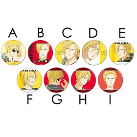 BANANA FISH Amnibus Ani-Art Can Badge Ash Lynx