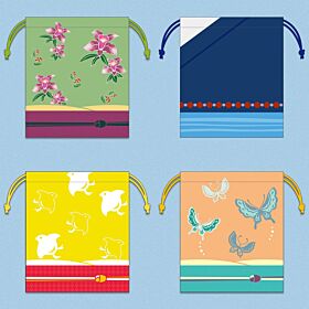 The Apothecary Diaries SHOCHIKU x VASARA x Shochiku Kabuki-za Kinchaku Drawstring Pouch