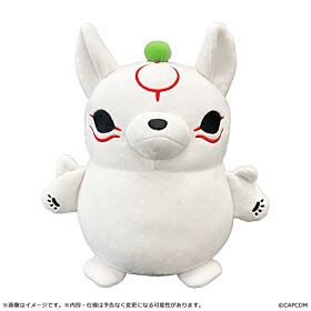 Okami CAPCOM Store 20th Anniversary Mochikawa Medium Plush Amaterasu
