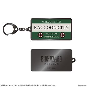 Resident Evil Requiem CAPCOM Tokyo Game Show 2026 Metal Keychain Raccoon City Sign