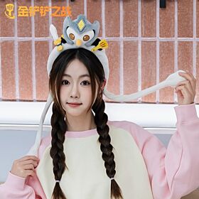 League of Legends RIOT GAMES Battle of the Golden Shovel Penguin Feathered Knight Hair Band White