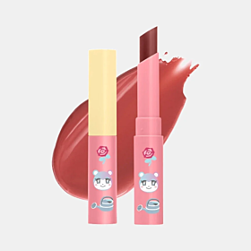 Animal Crossing Mitea Serum Oil Lipstick D11 Strawberry Pink (High-Color Payoff Type)