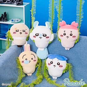 Chiikawa the Movie: The Secret of Mermaid Island Parade Kombu Cured Plush Shoulder Bag